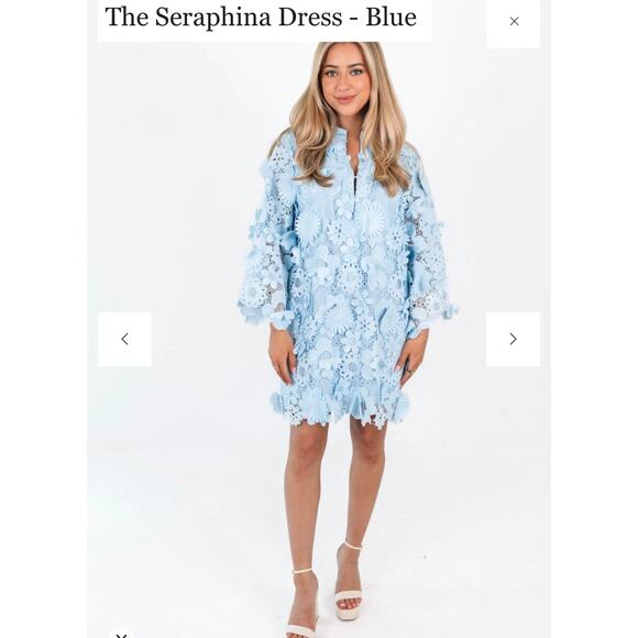J. Marie Dresses & Skirts - J. Marie The Seraphima Blue Dress size S NWOT